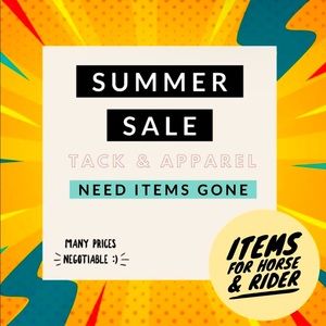 MESSAGE ME FOR TONS MORE TACK & APPAREL ITEMS 🐴🐎 What are you ISO?